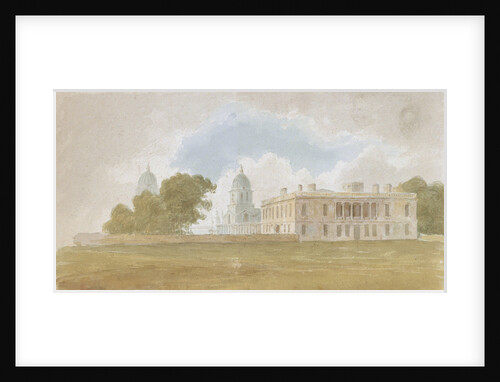 Queen's House and Greenwich Hospital by David Cox Sr