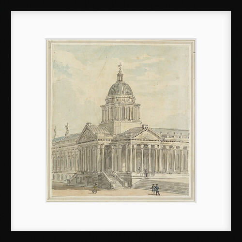 Greenwich Hospital: A design for remodelling the north-west (Chapel) corner of the Queen Mary Court by Augustus Charles Pugin