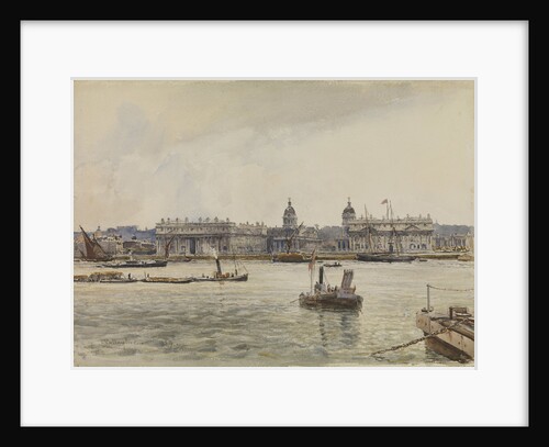 Royal Naval College, Greenwich, from the river by John Fulleylove