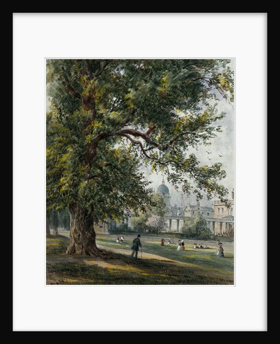 Greenwich Hospital from the park, June 1855 by Thomas Hosmer Shepherd