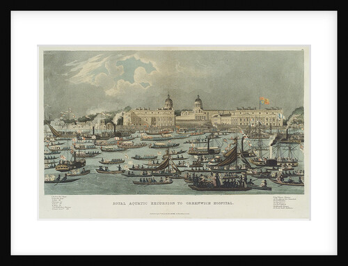 A view of Greenwich Hospital taken from the river by Millam