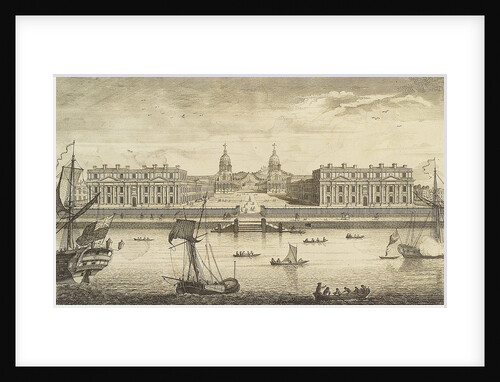 A Prospect of Greenwich Hospital from the River by J. June
