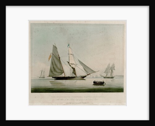 The Celebrated Piratical Slaver L' Antonio with others of the Black Craft lying in the Bonny River by Nicholas Matthew Condy