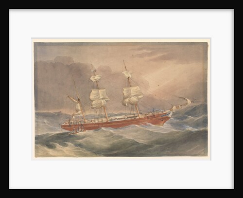 The John Knox rescuing a portion of crew and passengers of the City of Newcastle by unknown