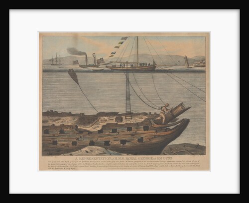 A Representation of H.M.S. Royal George by Anonymous