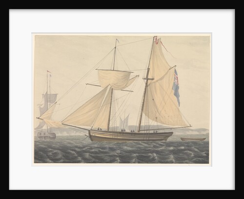 HM schooner 'Hornet' 4 guns by John Thomas Serres