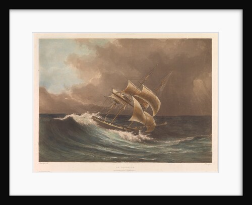 The French corvette 'Favorite' en route for Valparaiso by Finot; Louise Auguste de Sainson; Barthelemy Lauvergne; Sigismond Himely; Arthus Bertrand