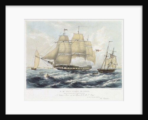 HMS 'Pique' by John Vernon