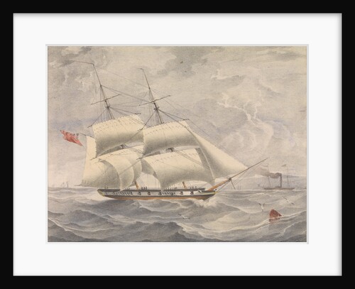 The brig-sloop HMS 'Fantome' by N. E. Deey [artist & engraver]; George Edward Madeley [printer]; T. Gillard [publisher]