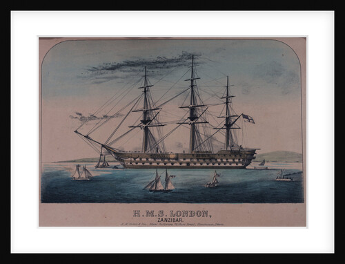 HMS 'London', Zanzibar by H.M. Currie & Son