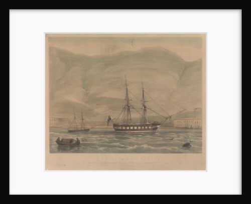 HMS 'Plover' and 'Young Hebe' by Ackermann & Co