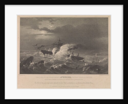 The loss of HM Steam Frigate 'Avenger', 1847 by CP Williams