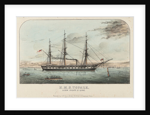 Screw frigate HMS 'Topaze' by H.M. Currie & Son