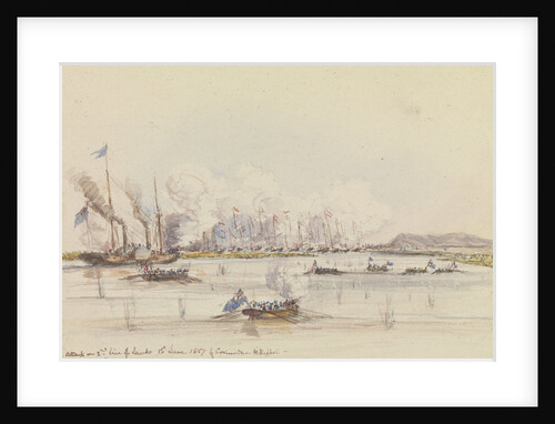The action in Fatshan Creek by Oswald Walter Brierly