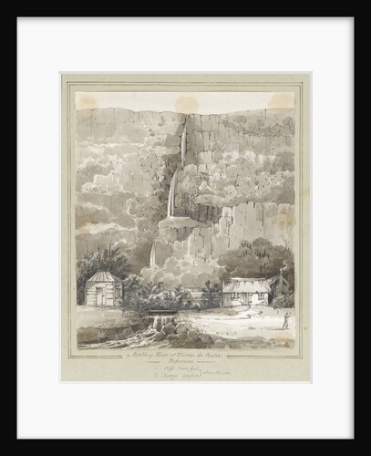 Artillery huts at Tristan da Cunha by C. W. Browne