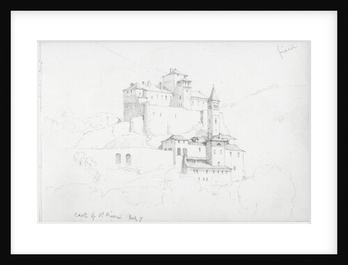 Castle of St Pierre, 7 July 1858 by John Brett