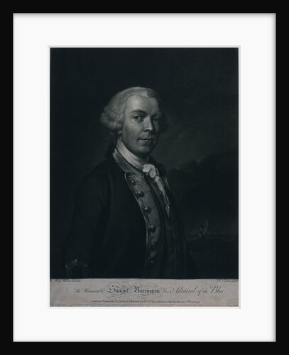Vice Admiral of the Blue Samuel Barrington (1729-1800) by Benjamin Wilson