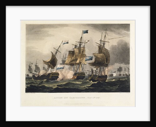 Action off Camperdown, Oct 11th 1797 by Thomas Sutherland