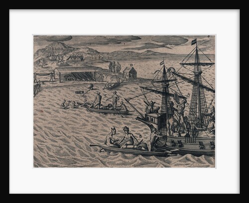 Voyage of the Dutch to the Gold Coast of Guinea, 1600 by Johannus Theodorus de Bry