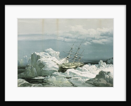 HMS 'Investigator' trapped in the ice on the north coast of Baring Island, 29 August 1851 by S. Gurney