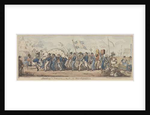 Landing the Treasures, or Results of the Polar Expedition!!! by George Cruikshank