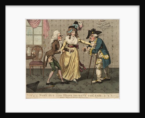 None but the Brave Deserve the Fair by Isaac Cruikshank