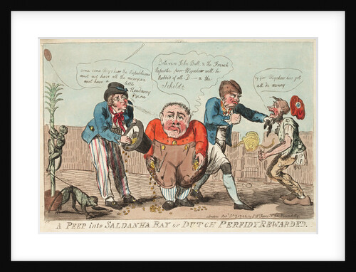 A Peep into Saldanha Bay or Dutch Perfidy Rewarded by Isaac Cruikshank
