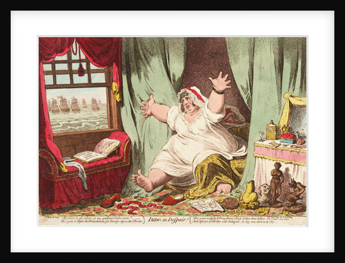 Dido in Despair by James Gillray