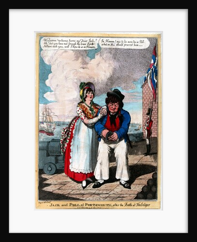 Jack and Poll at Portsmouth, after the Battle of Trafalgar by Argus