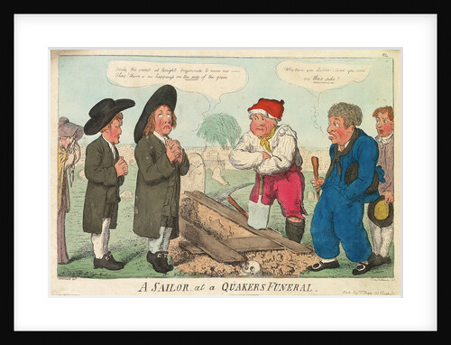 A sailor at a Quakers Funeral by George M. Woodward