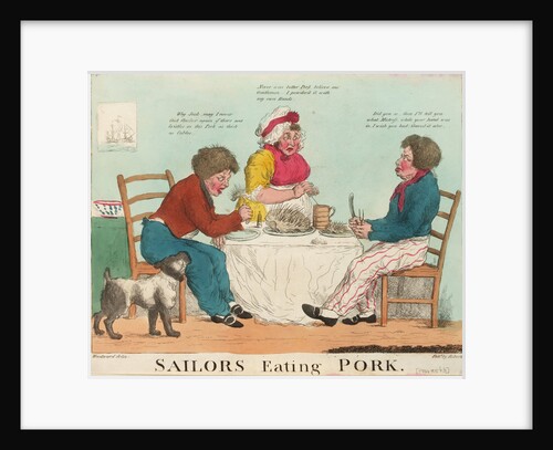 Sailors Eating Pork by George M. Woodward
