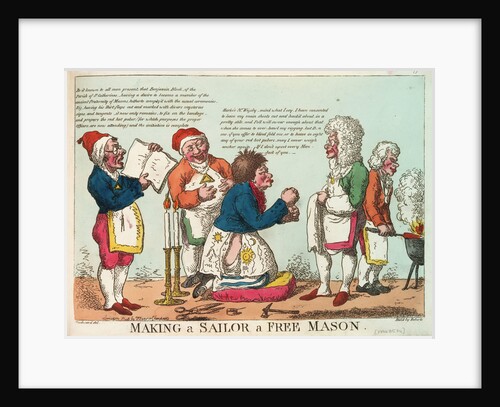 Making a Sailor a Free Mason by George M. Woodward