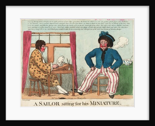 A Sailor Sitting for his Miniature by George M. Woodward