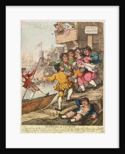 Miseries of London by Thomas Rowlandson