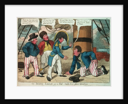 An Irish Leap, or a Pat reply to a plain Question by George M. Woodward