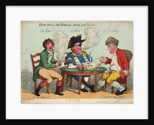 A Glee. How shall we Mortals Spend our Hours? In Love! In War. In Drinking. by George M. Woodward