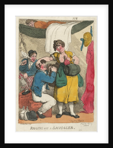 Rigging out a Smuggler by Thomas Rowlandson
