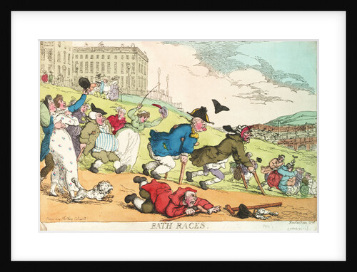 Bath Races by Thomas Rowlandson