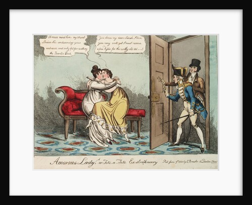 Amorous Ladys. or Tete - a - Tete Exstraohnary (Lady Strachan) by William Heath