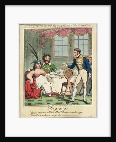 Dignity! 'Grace was in all her Steps Heaven in her eye, in all her actions dignity by G. Humphrey