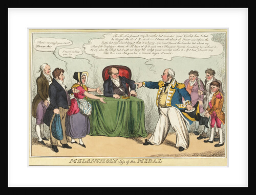 Melancholy Loss of the Medal (Sir Charles Napier) by William Heath