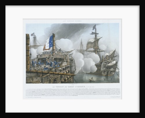 Les Vaisseaux Celebres. Le Tonnant, au Combat D' Aboukir, (le 1er Aout 1798) by Louis Le Breton