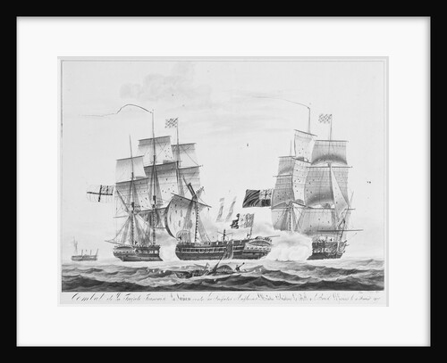 Capture of French frigate 'La Junon', 10 February 1817 by Pelley