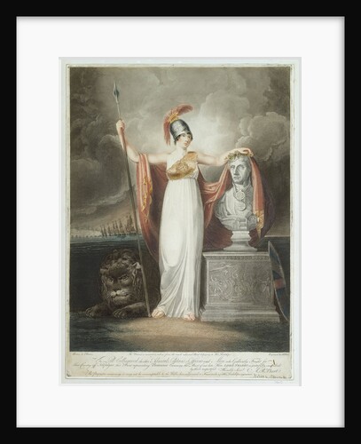 Britannia Crowning the Bust of our late Hero Lord Nelson by T. Baxter