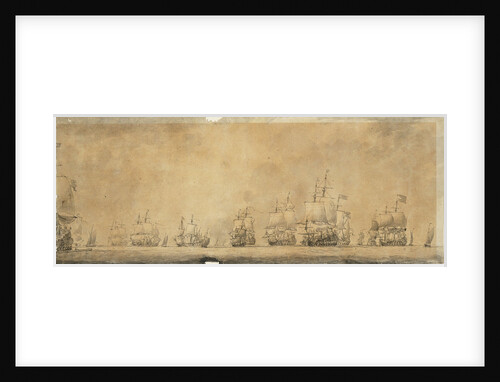 Dutch fleet by Willem van de Velde the Elder