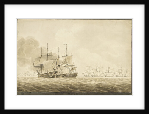 Battle of Ushant, 1794 by Robert Cleveley