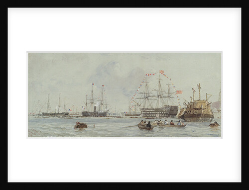Louis Philippe's visit to Queen Victoria, 1844 by Thomas Sewell Robins