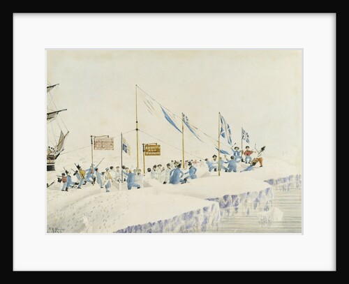 Bringing in the year 1842 (Crews of 'Erebus' and 'Terror') by J.E. Davis