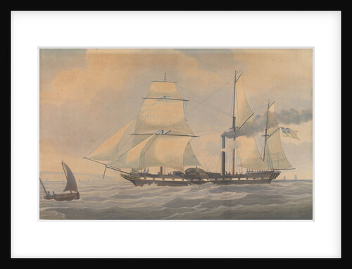 The John Bull steam and sail vessel by unknown