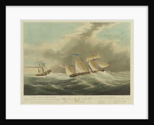 The steamer 'Archimedes' by William John Huggins